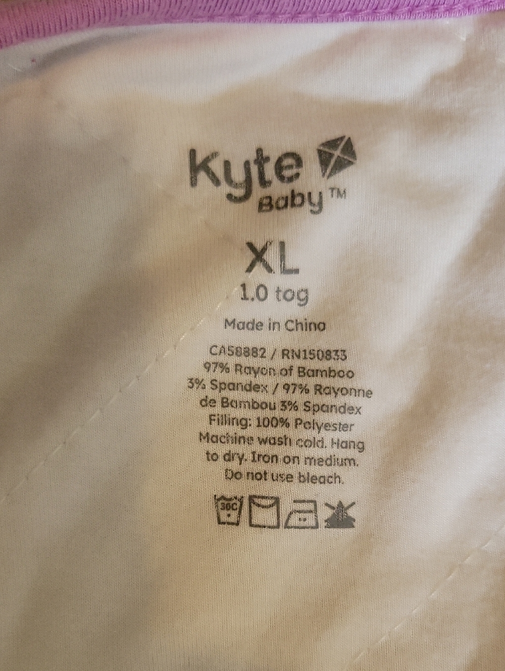 Kyte Baby Sleep Sack XL Purple - Picture 2 of 4